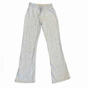 Woman’s Zara Light Gray Drawstring Waist Wide Leg Sweatpants size S